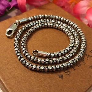 Silpada Sterling Silver Popcorn Necklace N1106